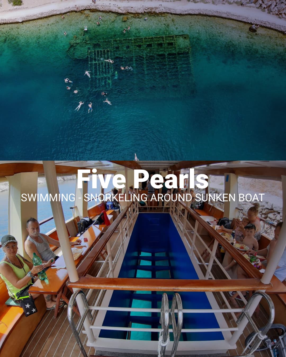 Five pearls snorkeling tour
