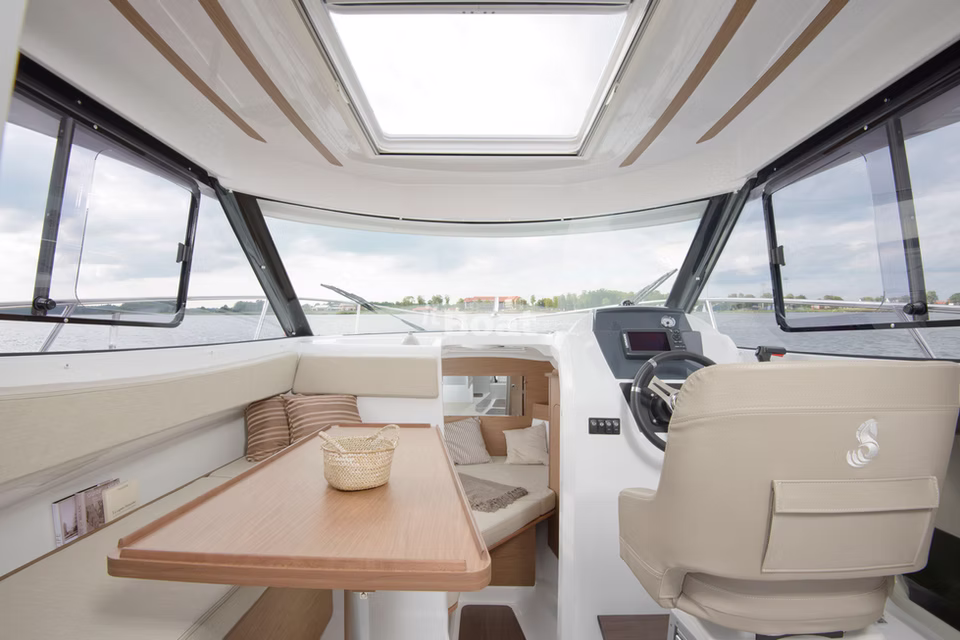 Antares boat — cockpit